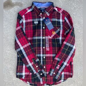 CHAPS Boy's Long Sleeve Button Down Oxford Dress Shirt size S(8)